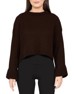 Reichstadt Relaxed Fit Strickpullover Breite Ärmelabschlüsse 25RSW093