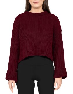 Reichstadt Relaxed Fit Strickpullover Breite Ärmelabschlüsse 25RSW093