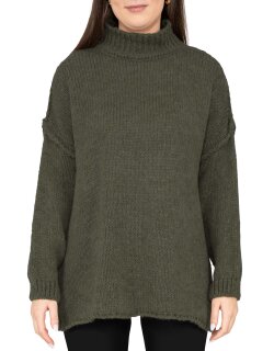 Reichstadt Relaxed Fit Strickpullover Überschnittene Schultern 25RSW095