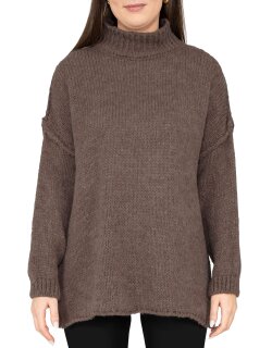 Reichstadt Relaxed Fit Strickpullover Überschnittene Schultern 25RSW095