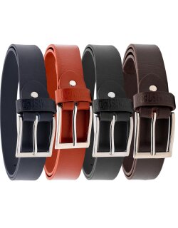 Reichstadt Business Ledergürtel Metallschnalle   25RS059