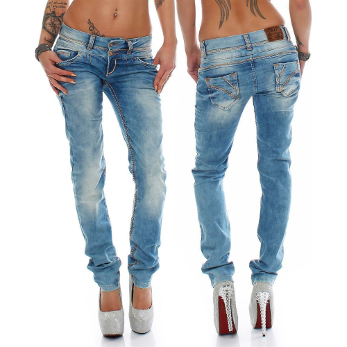 Cipo & Baxx Damen Jeans CBW0347A