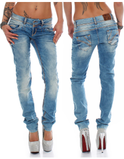Cipo & Baxx Damen Jeans BA-CBW0347A W26/L32