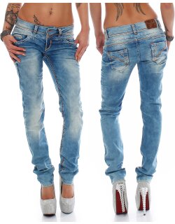 Cipo & Baxx Damen Jeans CBW0347A W30/L32