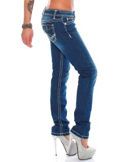 Cipo & Baxx Damen Jeans CBW0232 W27/L34