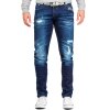 Cipo & Baxx slim fit Jeans Herren Stonewashed CD392 Blue W29/L32