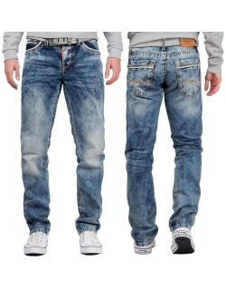 Cipo & Baxx regular fit Jeans Herren Stonewashed...