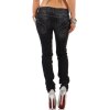 Cipo & Baxx Slim Fit Jeans Damen Stonewashed CBW0655 Black W31/L34