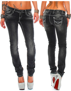 Cipo & Baxx Damen Jeans C46007 W27/L32