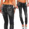 Cipo & Baxx Damen Jeans C46007 W27/L32