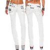 Cipo & Baxx Regular Fit Jeans Damen Mid Waist CBW0245 White W25