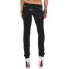 Cipo & Baxx Regular Fit Jeans Damen Mid Waist CBW0313 Black W26/L32