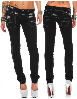 Cipo & Baxx Damen Jeans CBW0313 W27/L32