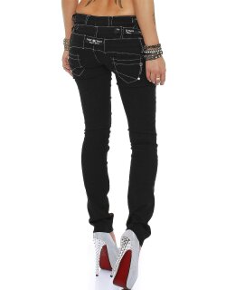 Cipo & Baxx Damen Jeans CBW0313 W30/L34