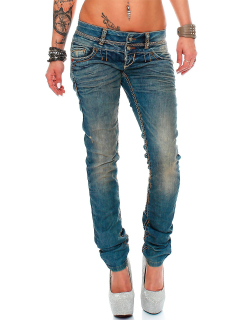Cipo & Baxx Damen Jeans CBW0347 W27/L30