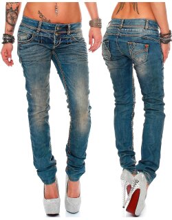 Cipo & Baxx Damen Jeans CBW0347 W27/L30