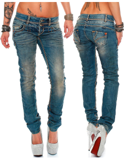 Cipo & Baxx Damen Jeans CBW0347 W28/L30