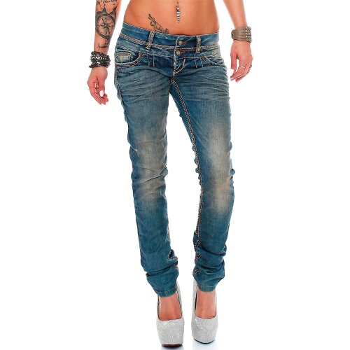 Cipo & Baxx Damen Jeans CBW0347 W31/L30
