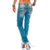 Cipo & Baxx slim fit Jeans Damen Stonewashed CBW0445 Blue W30/L32