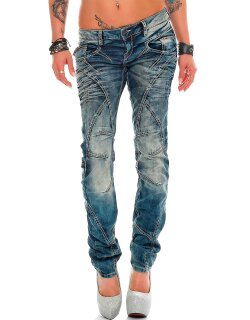 Cipo & Baxx Damen Jeans WD175 W25/L32