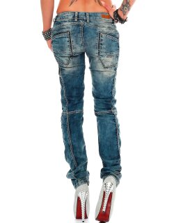 Cipo & Baxx Damen Jeans WD175 W25/L32