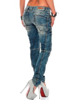 Cipo & Baxx Damen Jeans WD175 W25/L32