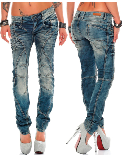 Cipo &amp; Baxx Damen Jeans WD175 W32/L34