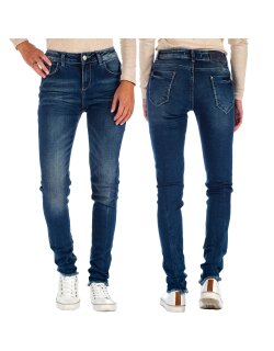 Cipo & Baxx Damen Jeans 19CB06 Blue