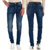 Cipo & Baxx Damen Jeans 19CB06 Blue