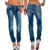 Cipo & Baxx Damen Jeans WD201 W30/L32