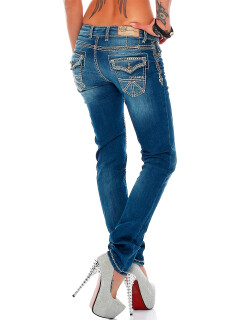 Cipo & Baxx Damen Jeans WD201 W27/L34