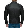 Reichstadt Herren Kunstlederjacke RS001 PU black - silver zipper M