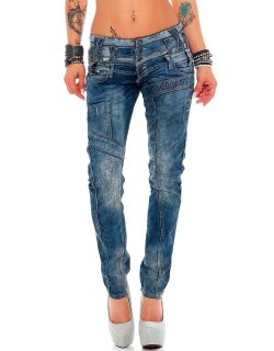 Cipo & Baxx Damen Jeans WD245 W25/L32