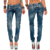 Cipo & Baxx Damen Jeans WD245 W27/L32