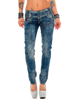 Cipo & Baxx Damen Jeans WD245 W32/L34