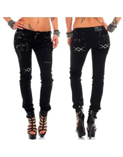 Cipo & Baxx Damen Jeans WD228 W27/L30