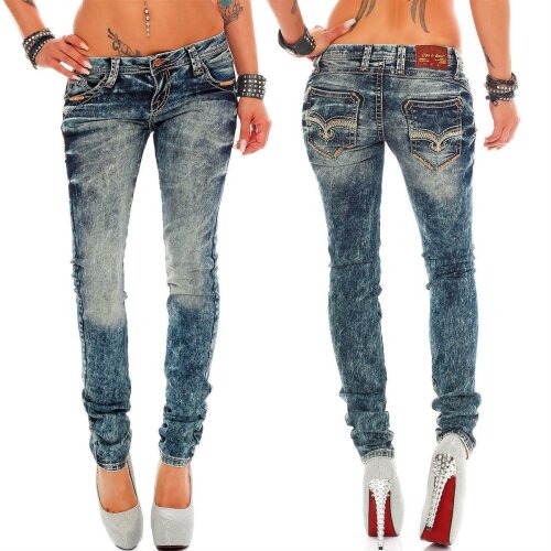 Cipo & Baxx Damen Jeans WD222 W27/L32