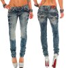 Cipo & Baxx Damen Jeans WD222 W27/L32