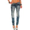 Cipo & Baxx Damen Jeans WD222 W27/L32