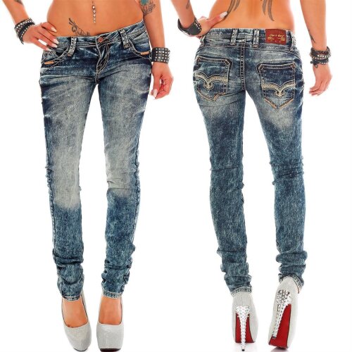 Cipo & Baxx Damen Jeans WD222 W29/L34