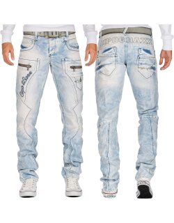 Cipo & Baxx regular fit Jeans Herren Stonewashed...