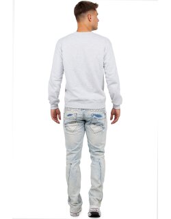 Cipo & Baxx regular fit Jeans Herren Stonewashed CD272 Blue W33/L32