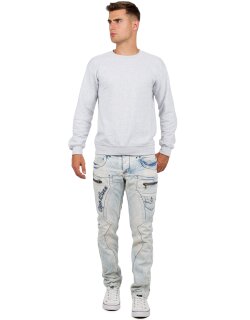 Cipo & Baxx regular fit Jeans Herren Stonewashed CD272 Blue W30/L34