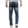Cipo & Baxx regular fit Jeans Herren Stonewashed CD296 Blue W34/L34
