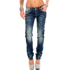 Cipo & Baxx Damen Jeans WD256 Blau W26/L32