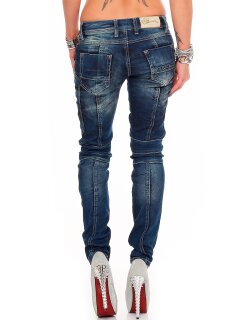 Cipo & Baxx Damen Jeans WD255 W27/L32