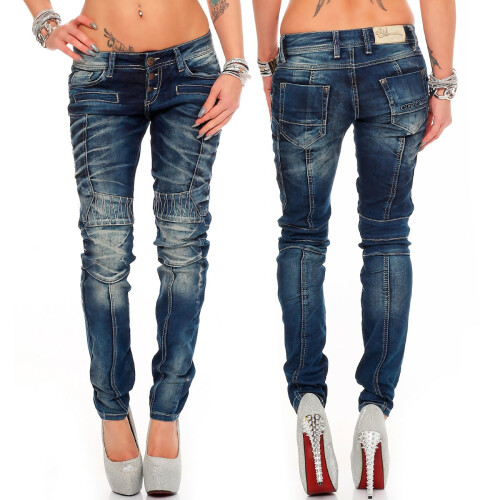 Cipo & Baxx Damen Jeans WD255 W27/L34