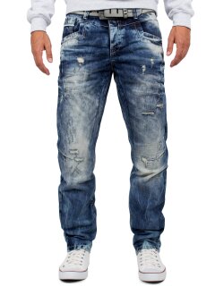 Cipo & Baxx regular fit Jeans Herren Stonewashed...