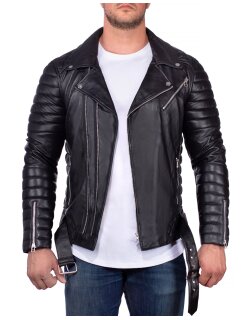Reichstadt Herren Jacke -- RS001LUX  black gen. leather -...