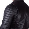 Reichstadt Herren Jacke -- RS001LUX  black gen. leather - silver zipper XS